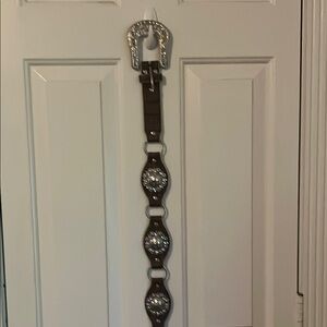 Nocona Brown and Silver Women's Belt